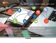 Tablet Screenshot of prodesigntek.com
